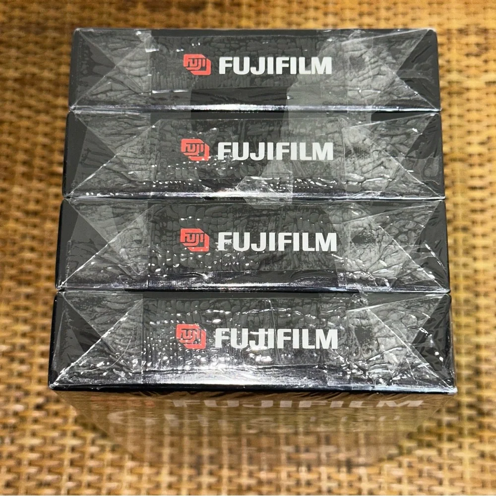 Fuji Film VHS Blank Video Tapes 6 HRS HQ 120 High Quality 4 Pack Factory Sealed